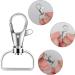 40PCS Premium 1 Inch Silver Swivel Snap Hooks for Lanyard & Sewing Projects - Buy Online on GoSupps.com