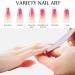 Lisoviom Professional Nail File Set 6 Pcs 100/180 Grit Nail File Emery Boards for Nail Files Professional Suitable for Gel Acrylic Nail File Nail Files for Natural Nail Technician Accessories - Buy Online on GoSupps.com