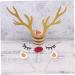 Didiseaon 10 Sets Glitter Outfit Cocktail Garnish Birthday Cake Topper Christmas Reindeer Cupcake Topper Christmas Toppers Antler Flash Plug-in Baking Paper Insert Card Child Top Hat - Buy Online on GoSupps.com