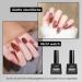 Lke Schellack Nailack Starter Set with 72W Lamp | 6 Colors Gel Nail Polish Base & Top Coats | DIY Soft Nail Art Decoration - Buy Online on GoSupps.com