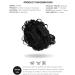 Yamel Curly Bun Scrunchie Hairpiece in Black | Synthetic Updo Combs Chignon Extension for Women - Buy Online on GoSupps.com