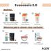  HSN HSN Evocasein 2.0 | Sweet and Sour Yogurt Flavor 500g 17 servings per box | Slow-digesting protein before bedtime | GMO-free vegetarian gluten-free - Buy Online on GoSupps.com
