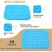 Licky Mat for Dogs with Silicone Spatula - Blue 15x15 cm - 1pc - Buy Online on GoSupps.com