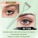 Eyelash Comb & Curler Set - 3 Pcs Metal Teeth Mascara Applicator & Eyebrow Brush - Perfect Eye Lash Tool in Light Green - Buy Online on GoSupps.com
