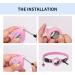 Kolacen Reflecting Airtag Cat Collar with Shell & Bell - Adjustable Safety Buckle for Puppies & Kittens (Pink) - International Shipping Available - Buy Online on GoSupps.com