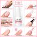Gellen 15ml Builder Gel Nude Pink Extension Hard Gel for Nails Color Nail Gel Strengthener Gel No Need Slip Solution UV LED Gel Thickening Enhancement Building Gel Nail Polish - Buy Online on GoSupps.com