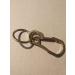 Anoley Titanium Carabiner Clip Retractable Keychain Ring Set - Gold | Quick Release Hooks for Men & Women - 1 Pack - Buy Online on GoSupps.com