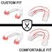 Teeth Whitening Trays for Women - Custom Fit Comfortable & Non-Bulky - 4 Moldable Mouth Trays with Case for Perfect Gel Coverage - Buy Online on GoSupps.com