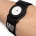 Armband for Freestyle Libre 1 & 2 14 Day : 4-16" Inch Adjustable Flexible Transmitter Protection Sensor Cover Arm & Leg Band -No More Adhesive Patches (4-16" Active Band, Black Matte) 4-16" Active Band Black Matte