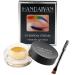 HISUNBEN Eyebrow pomade waterproof eyebrow gel eyebrow pomade with brush durable for dense and naturallooking eyebrows yellow