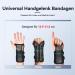 Sakima Adjustable Wrist Bandages with Metal Rail for Carpal Tunnel & Arthritis - Left & Right Hand Support - Black - 5.5-8.5 Inches | Sports Protection & Tendon Inflammation Relief - Buy Online on GoSupps.com