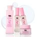 b.pure Glow Up Renewing Skin Care Gift Set - 1 Toner 2 Renewing Serums 1 Moisturizer - Hyaluronic Acid Niacinamide and Watermelon Extract Kit