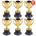 ArtCreativity Gold Plastic Trophies for Kids - Pack of 12 Golden Colored Trophy Set - 4 Inch Award Cups for Football, Soccer, Baseball, Carnival Prize, Party Favors for Boys and Girls