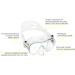 Cressi Frameless Scuba Dive Mask - Clear/Clear/Black - Buy Online on GoSupps.com