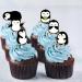 24 Pcs Penguin Cupcake Toppers - Penguin Birthday Party Supplies Penguin Party Decorations Mixed Shaped Penguin Cake Toppers for Wedding boys girls Birthday Party Baby Shower - Buy Online on GoSupps.com