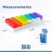 GMS Monthly Pill Organizer - 31 Day Pop Out Pill Pods for Vitamins & Medications | Ideal for Daily Use & Travel - Rainbow Colors - Buy Online on GoSupps.com
