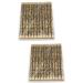 FOMIYES 2pcs Set 12pcs Waterproof Eyebrow Pen Eyebrow Pencil Brush Iron Tube Leopard Print Eyeliner 1 count (Pack of 1) As Shownx2pcs - Buy Online on GoSupps.com