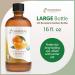 Chandeau Essentials 100% Pure Organic Essential Oil Pure Orange Essential Oil for Aromatherapy Soap Making Candles Laundry Perfume Cleaners or Diffusers - Large Amber Glass Bottle 16 oz. - Buy Online on GoSupps.com