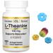 L-Theanine Compatible With California Gold Nutrition Featuring AlphaWave 100 mg 30 Capsules + Bonus Pill Organizer Weekly Pill Organizer Mini