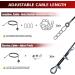Concho Cable Pulley System Gym | Upgraded Weight Pulley with 3 Handles | DIY Home Gym Fitness Equipment in Black - Buy Online on GoSupps.com