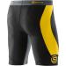 Skins Men's DNAmic 1/2 Tights - XS Black/Citron | Performance Half Tights for Ultimate Comfort - Buy Online on GoSupps.com