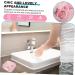 Stylish 2-Piece Healeved Container Napkin & Cosmetic Bag - Pink Travel Organizer for Handbags & Wallets | 12x12cm - Buy Online on GoSupps.com