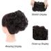 Girls Synthetic Curly Hair Bun Extension Clip in Ponytail Chignon Dish Tray #98 Dark Brown - Buy Online on GoSupps.com