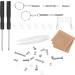 Complete 500-Part Glasses Repair Set with Nasal Cushions Micro Screwdrivers & Tweezers - Perfect for Sunglasses Glasses & Watch Repair - Buy Online on GoSupps.com