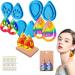 Harz Earring Set | 3 Pairs of Tear-Shaped Resin Earrings for DIY Jewelry | Versatile Pendant Shapes for Earrings & Necklaces - Buy Online on GoSupps.com