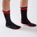 ZONE3 Neoprene Swim Socks Black/Silver Large - Ideal for Cold Water Swimming - Buy Online on GoSupps.com