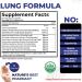 CANCER SCIENCES Lung Health & Wellness Supplement USDA Certified Organic Mushrooms Extract 1 500 mg Extra Strength High Potency 40% Beta-Glucans Immune Support Healthy Lungs Booster 120 Capsules Lung Formula - Buy Online on GoSupps.com