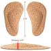 Dr. Foot Gel Arch Support Insoles for Flat Feet & Plantar Fasciitis - 3 Pairs (Cork) - Buy Online on GoSupps.com