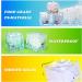 Jiosdo Kids Sensory Toys - 12pcs LED Light Up Bath Toys for Babies | Liquid Sensor Bath Lights for Kids | Sensory Bath Toys with Light Up Ice Cubes - 12 PCS - Buy Online on GoSupps.com