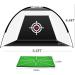 ASENVER White Golf Practice Net Set with Hitting Mat & Target Cloth, 6.6x4.4 FT For Backyard Driving | Includes Carrying Bag | Black - Buy Online on GoSupps.com