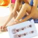 Moonyan Glitter Press On Toenails - Glitter Toenails | Sparkling Cat's EyeToenail Glossy Fake Toe Nails Manicure Art Easy to Apply for Women Girls for Summer - Buy Online on GoSupps.com