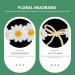 minkissy Sunflower Headband Daisy Headbands for women Floral Headband Sunflower Hair band Daisy Headband Wreath Bridal Headpiece for Wedding Party Beach (White) - Buy Online on GoSupps.com