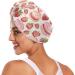 Shop Pink Strawberry Cakes Hair Towel 2 Pack - Super Absorbent Quick Dry Hair Turbans for Women & Girls - Buy Online on GoSupps.com