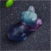 Natural Crystal Rough 1pc Natural Rainbow Fluorite Hand Carved Dog Quartz Crystal Stone Figurine for Decoration PEIQIYIN - Buy Online on GoSupps.com