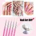 Hanyousheng Nail Brush Set - 8 Piece Set for Nail Art | Fine Gel & Liner Brushes for Salon & Home Use - Buy Online on GoSupps.com