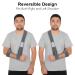 Supregear Adjustable Lightweight Arm Sling | Comfortable Shoulder Immobilizer for Injured Arm, Hand, Elbow | Breathable Medical Support - 180cm (Dark Grey) - Buy Online on GoSupps.com