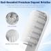 Toothbrush Replacement Heads for Quip - Extra Soft White Adult Heads (4PCS) - Non-Shedding Refill - Buy Online on GoSupps.com
