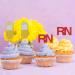 Halodete RN Cupcake Toppers Nursing Cupcake Toppers Congrats Nurse Medical RN Theme Party Decorations Supplies - Glitter Set of 16 - Buy Online on GoSupps.com