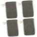Baluue 8 Pcs Black Linen Soap Bag Exfoliating Mesh Sponge Soap Pocket Bar Soap Pouch Loofah Soap Bag Flax - Buy Online on GoSupps.com