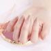 DANNI & TONI Soft Self-Adhesive Gel Nail Stickers | Salon-Quality Manicure Set | Light Red Gradient with Shimmer | 28 Semi Cured Nail Wraps - Buy Online on GoSupps.com