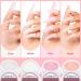 AIMEILI Fixed Build-Up Gel Set - 4 Colors Solid Nail Gel for Geln gel Nail Extension & Builder Set with Tools - Clear White Rosa Nude - Buy Online on GoSupps.com