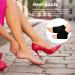 Naapesi Gel Heel Socks - Moisturizing Foot Care Spa Socks for Dry Cracks & Plantar Fasciitis - Open Toe Soft & Ventilated Black - Buy Online on GoSupps.com