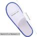 Disposable Spa Flip Flops Slippers for Hotel Guests - Blue, 24 Pairs - Buy Online on GoSupps.com