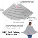 Baby Nursing Cover & Poncho- 360 Privacy Breastfeeding Protection | Multi-Use Cart & Stroller Cover | Baby Car Seat Canopy & Shower Gift for Boy/Girl - Buy Online on GoSupps.com