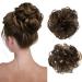 Vlasy Messy Bun Hair Piece for Women Curly Wavy Hair Scrunchies Bun Extensions Hairpieces Synthetic Hair Chignons Accessories Updo for Girls(10# 35g) 35g 10#