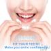 Instant Snap-On Veneers: 2 Pairs Cosmetic Temporary Dentures for Men and Women - Top and Bottom Clip-In Fake Smile Teeth - Buy Online on GoSupps.com